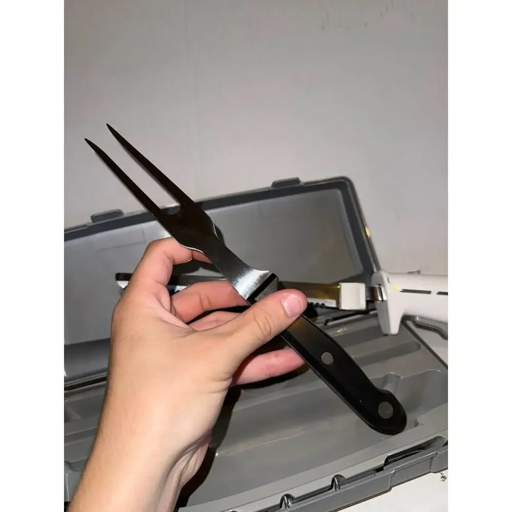 Hamilton Beach Electric Knife Set, Knife & Fork, for Kitchen, with Storage Case